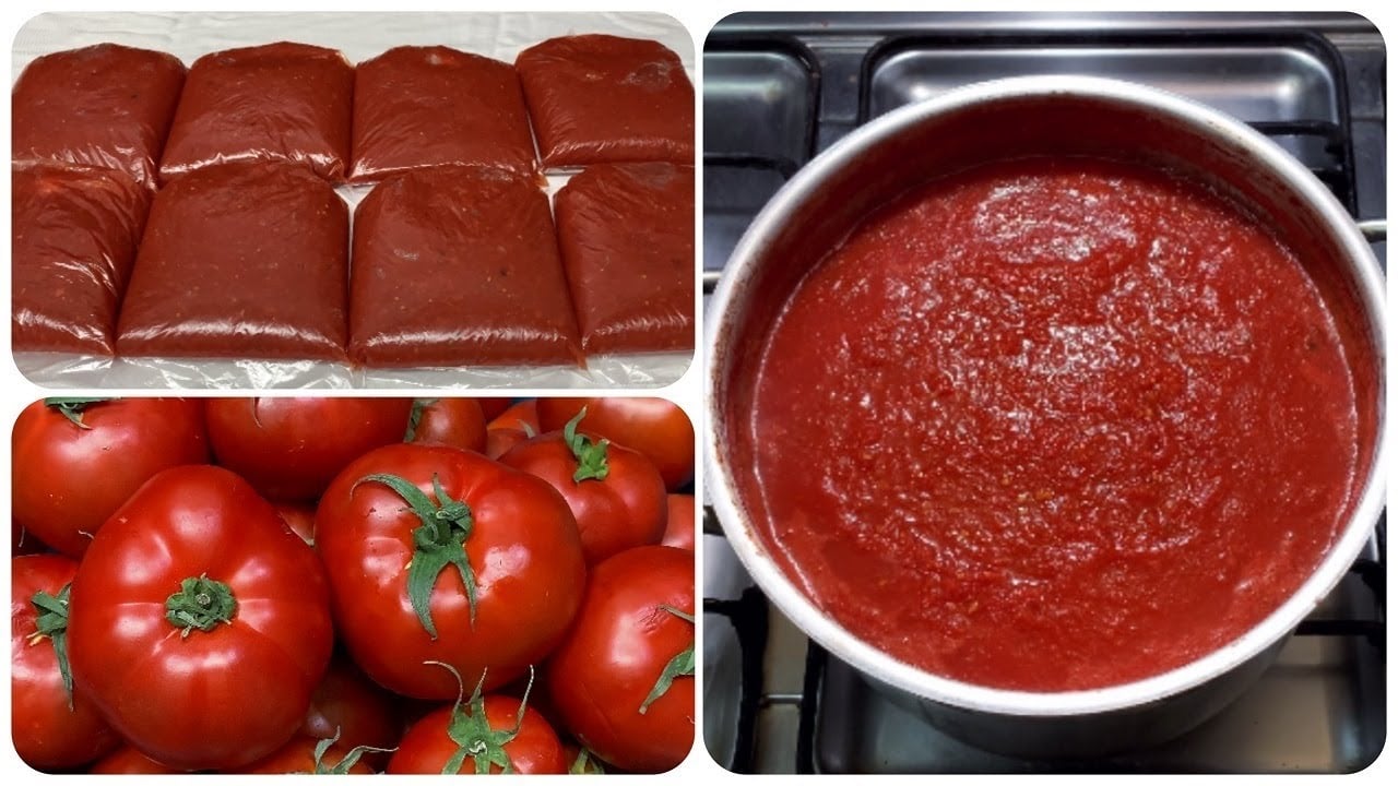 الطريقة الصحيحة لحفظ الطماطم من السنة للسنة بدون ما تبوظ أو يتغير طعمها